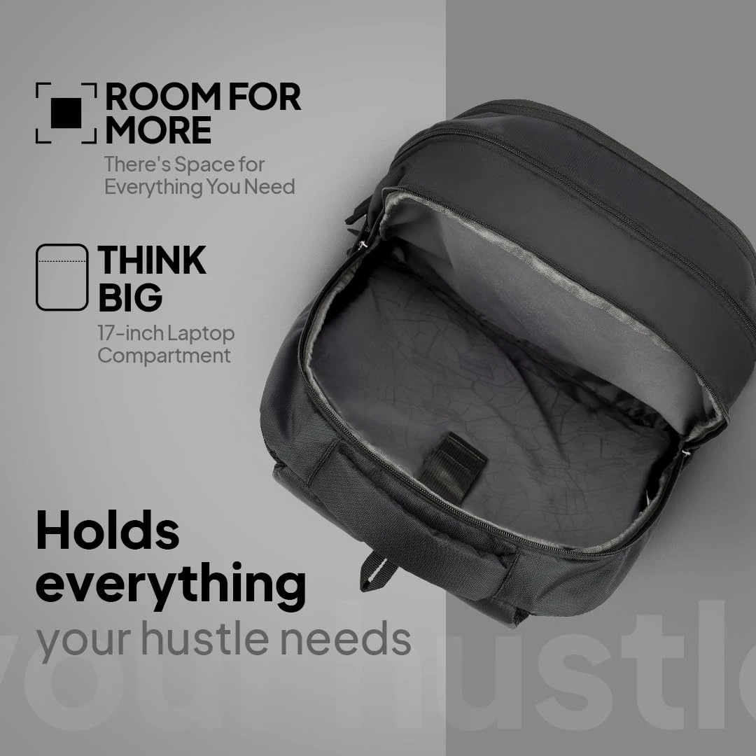 American Tourister Valex Laptop Backpack: 28L, 17-inch Laptop Compartment - Image 3