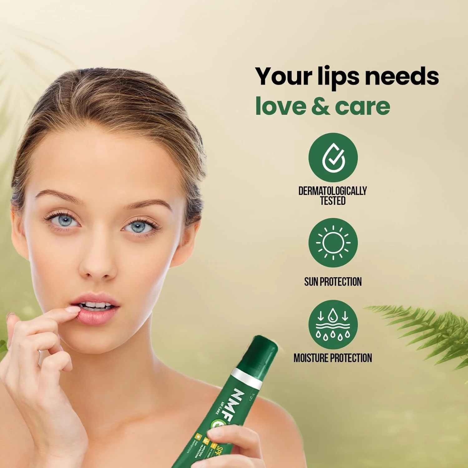 NMFe Moisturising Lip Care SPF 40+: Aloe Vera & Vitamin E Lip Balm - Image 7