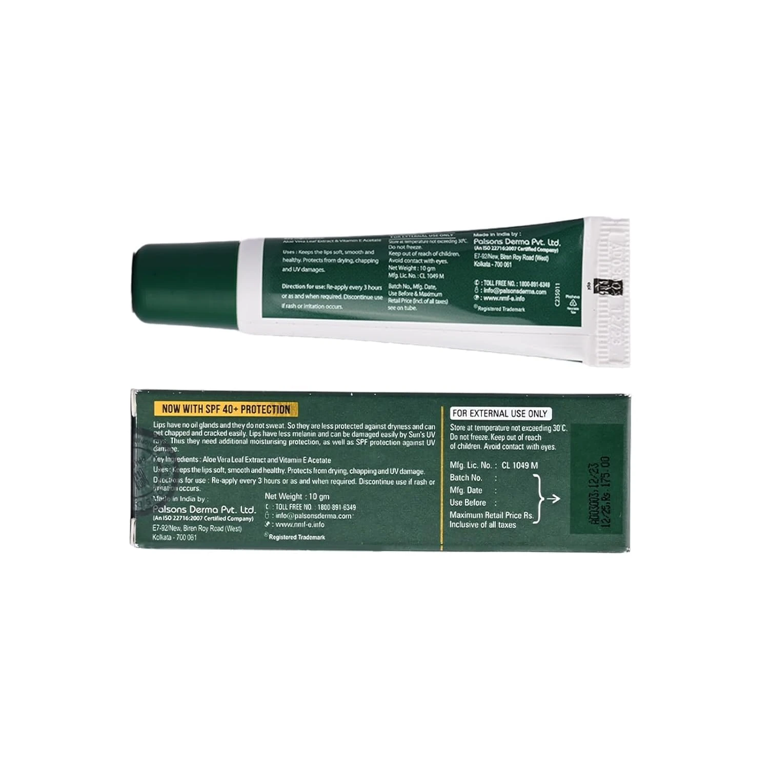 NMFe Moisturising Lip Care SPF 40+: Aloe Vera & Vitamin E Lip Balm - Image 9