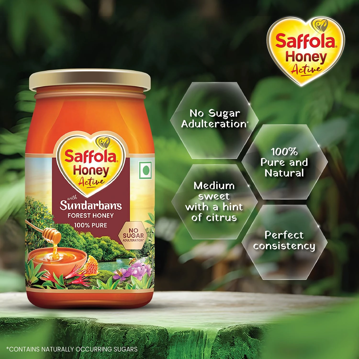 Saffola Honey Active: 100% Pure Sundarban Forest Honey - Image 4