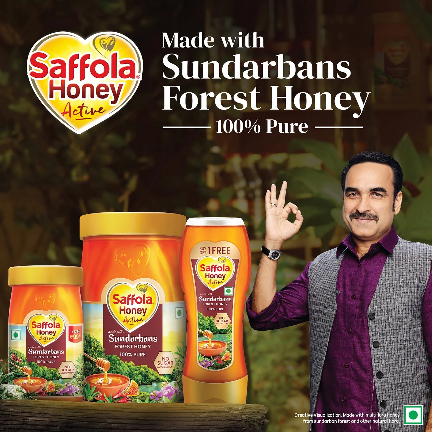 Saffola Honey Active: 100% Pure Sundarban Forest Honey - Image 7