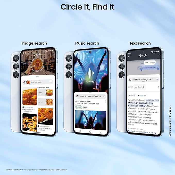 Samsung Galaxy A55 5G: Iceblue, 8GB RAM, 256GB Storage - Image 3