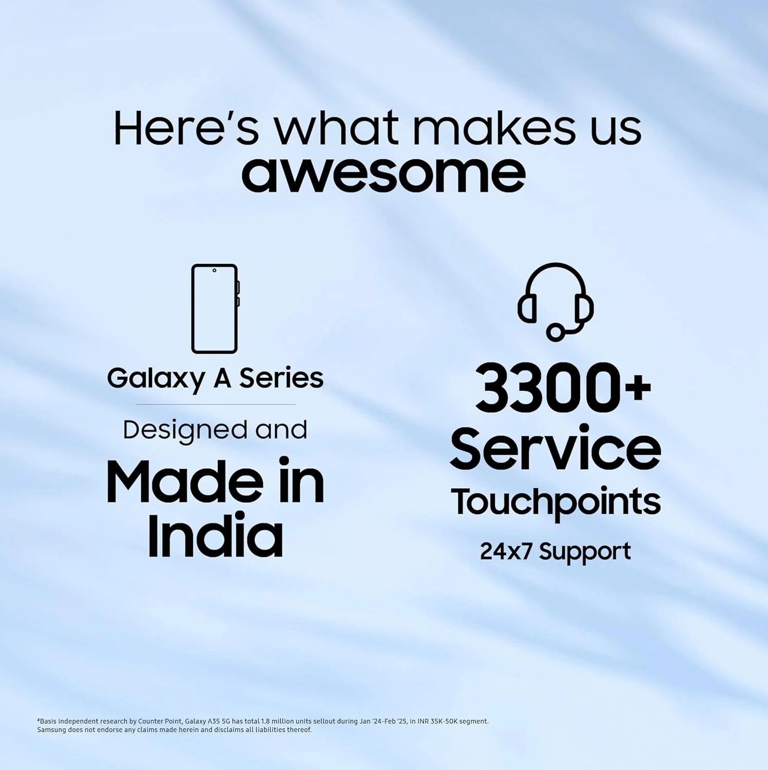 Samsung Galaxy A55 5G: Iceblue, 8GB RAM, 256GB Storage - Image 10